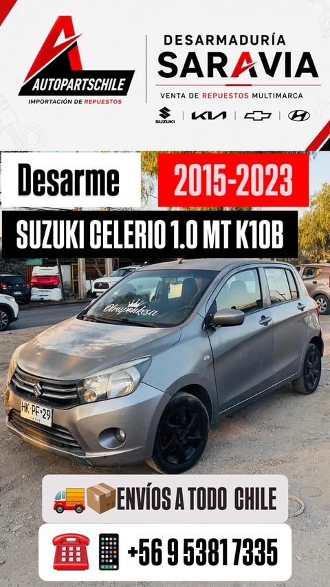 Suzuki Celerio 1.0 MT K10B gris en desarme